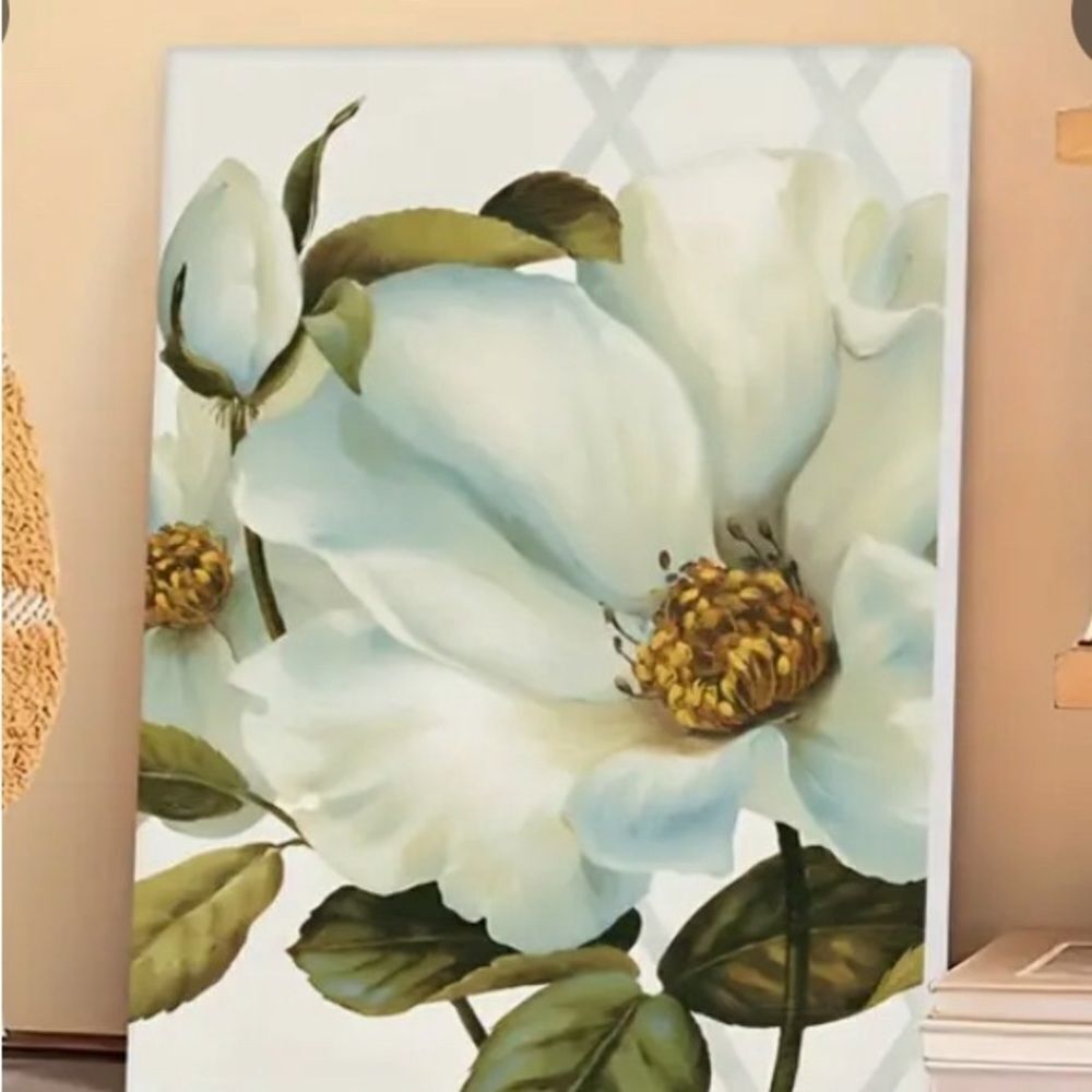 Magnolia Framed Canvas   11 x  15.7 “